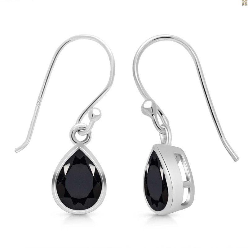 Black Tourmaline Earring