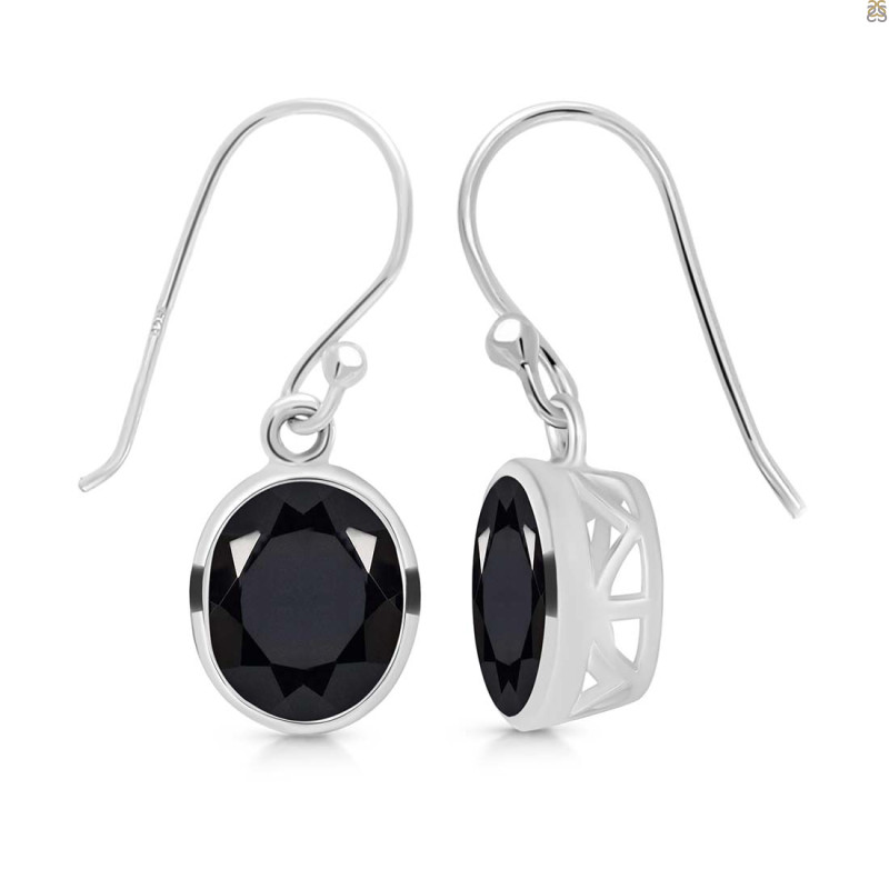 Black Tourmaline Earring