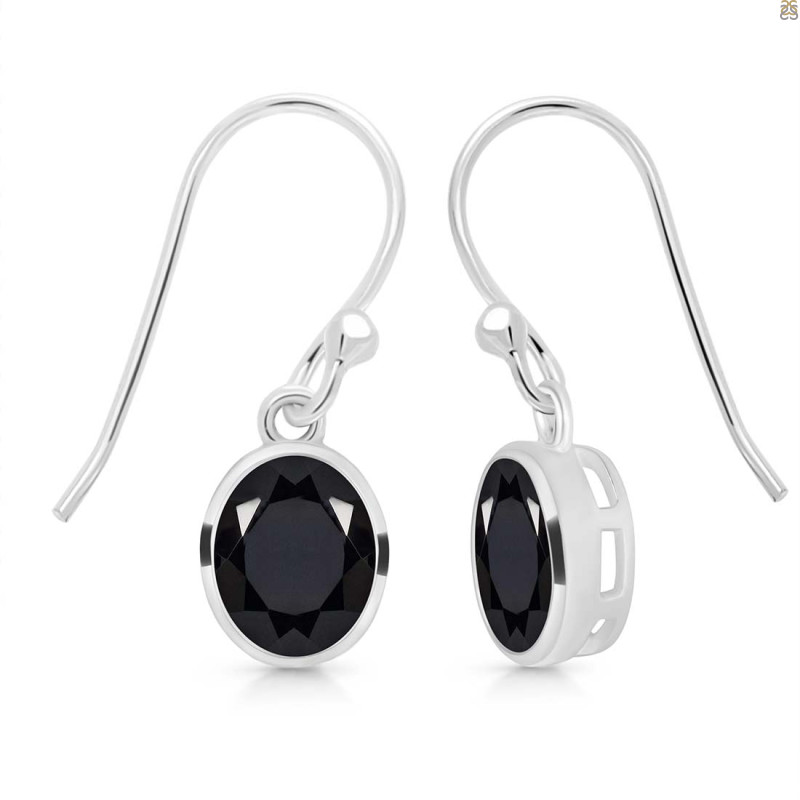 Black Tourmaline Earring