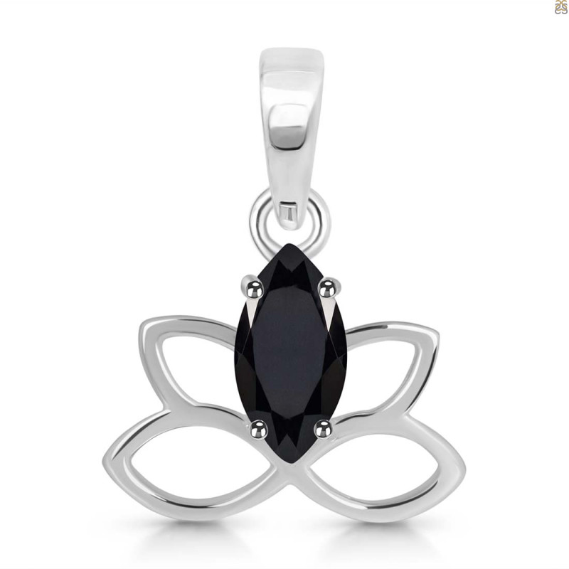 Black Tourmaline Butterfly Pendant BLS-RDEP-883.