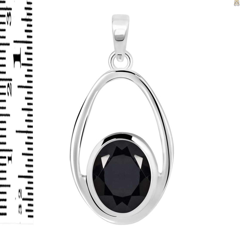 Black Tourmaline Pendant BLS-RDP-140.