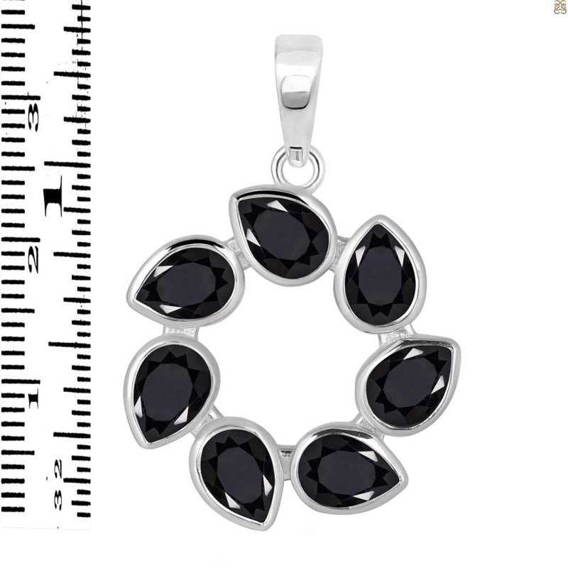 Black Tourmaline Pendant BLS-RDP-25.