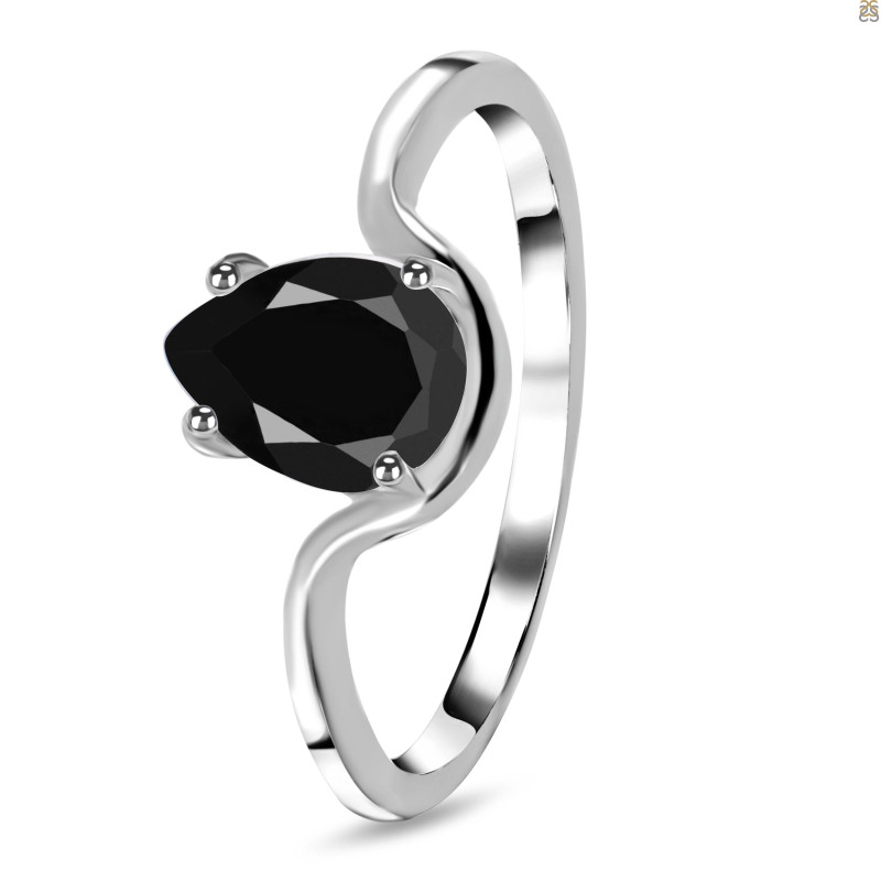 Black Tourmaline Ring