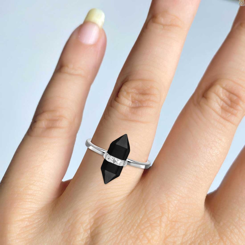  Black Tourmaline Ring BLS-RDR-1748.