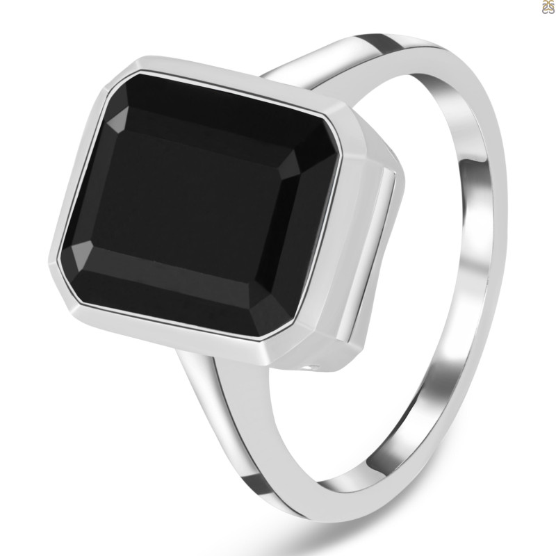 Black Tourmaline Ring