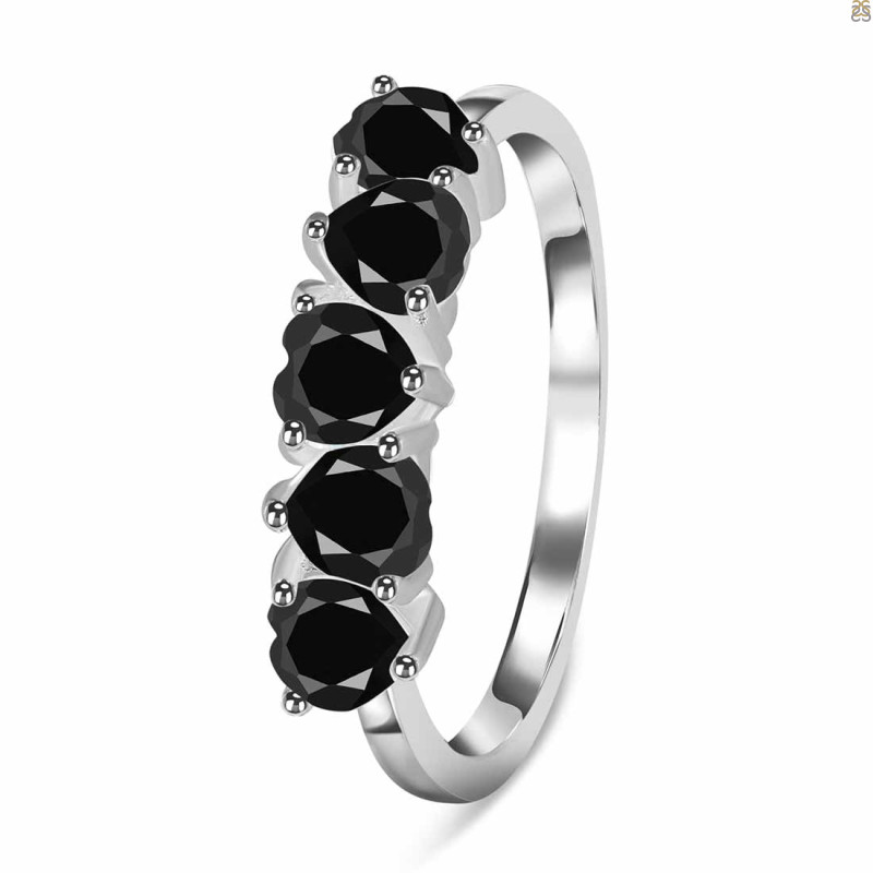 Black Tourmaline Ring