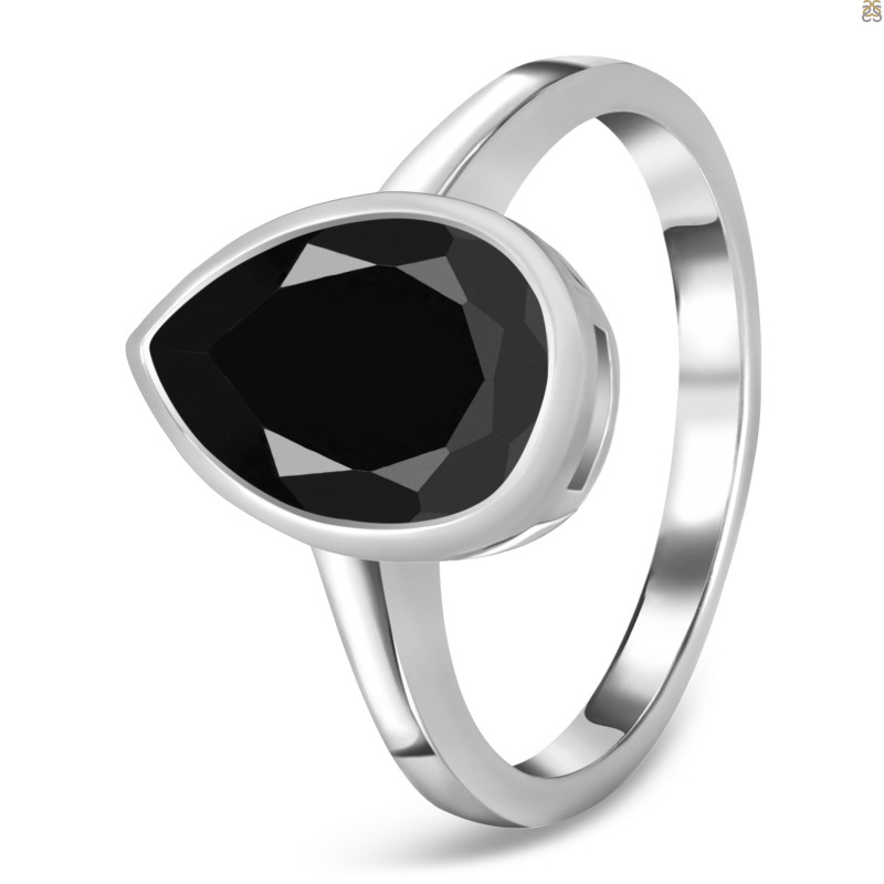 Black Tourmaline Ring