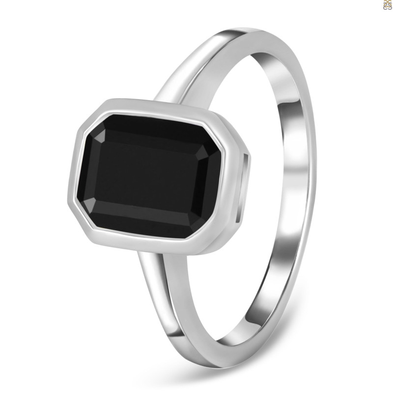Black Tourmaline Ring