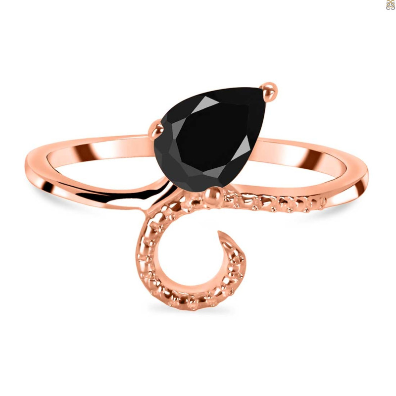 Black Tourmaline Ring BLS-RDR-3.