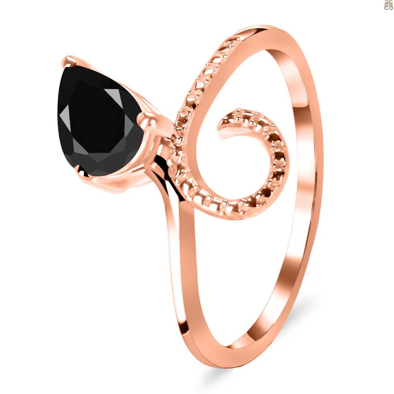 Black Tourmaline Ring BLS-RDR-3.