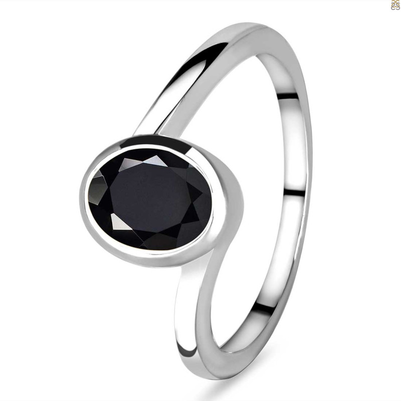 Black Tourmaline Ring BLS-RDR-34.