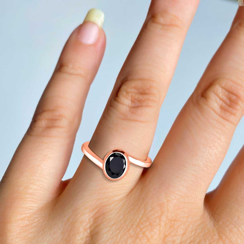 Black Tourmaline Ring BLS-RDR-34.