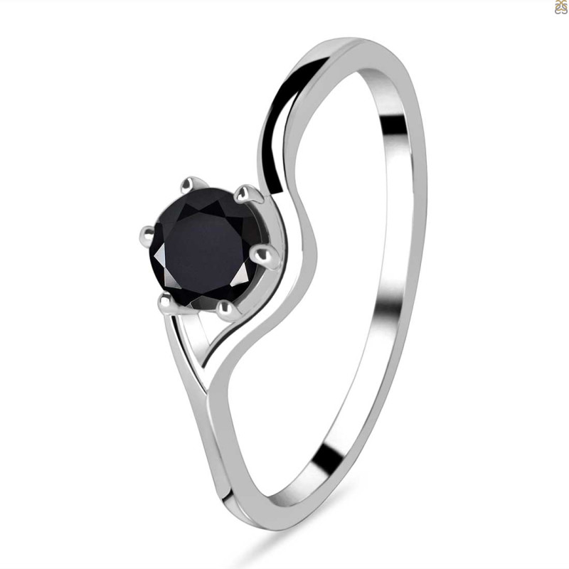 Black Tourmaline Ring BLS-RDR-4.