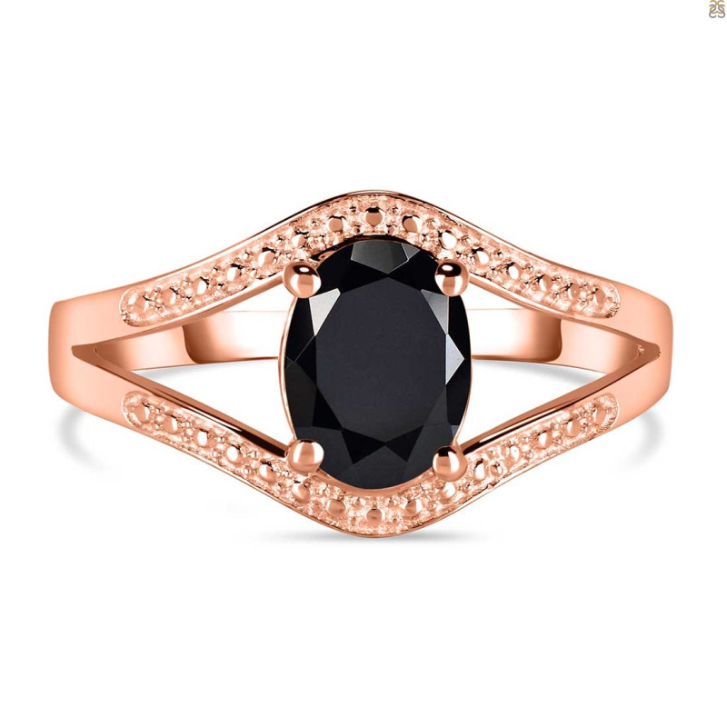 Black Tourmaline Ring BLS-RDR-9.