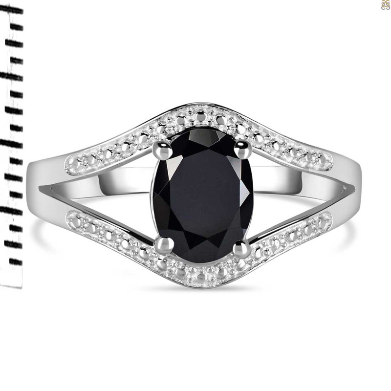 Black Tourmaline Ring BLS-RDR-9.