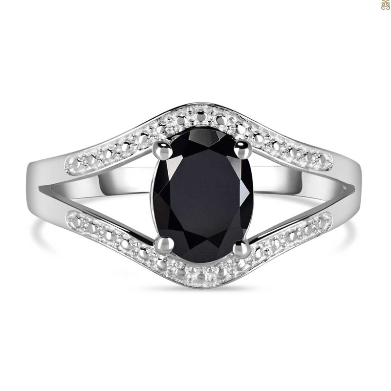 Black Tourmaline Ring BLS-RDR-9.