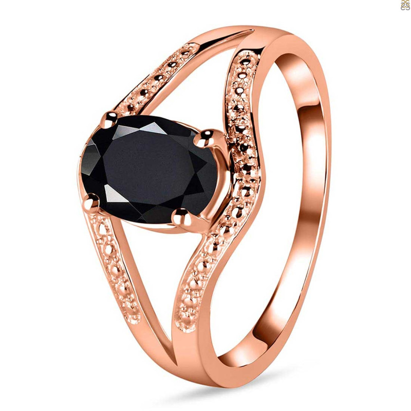 Black Tourmaline Ring BLS-RDR-9.