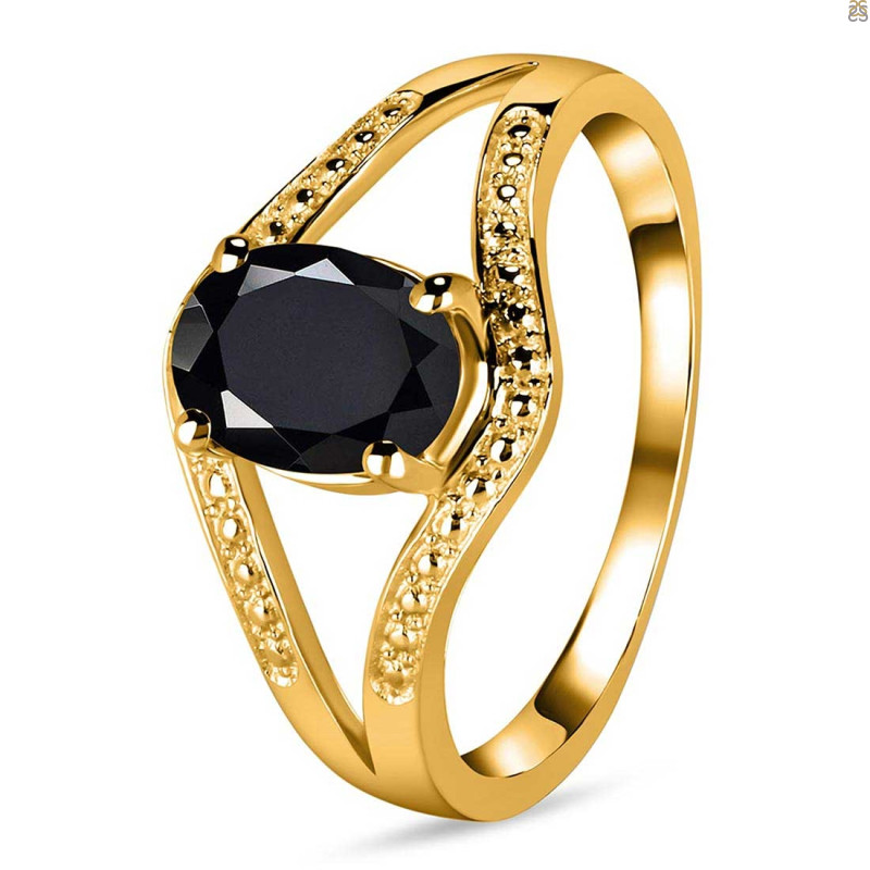 Black Tourmaline Ring BLS-RDR-9.