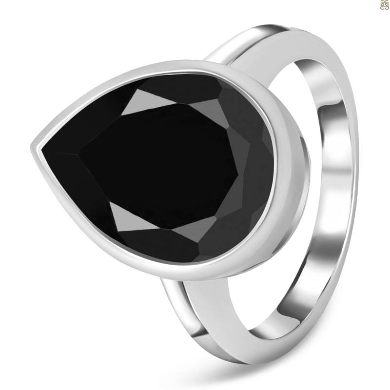 Black Tourmaline Ring
