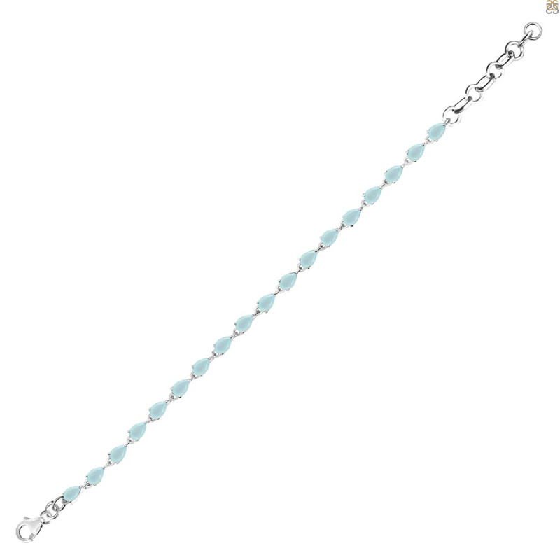 Blue Chalcedony Bracelet