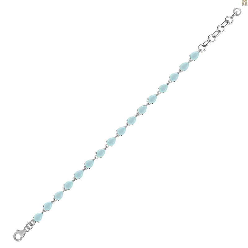 Blue Chalcedony Bracelet