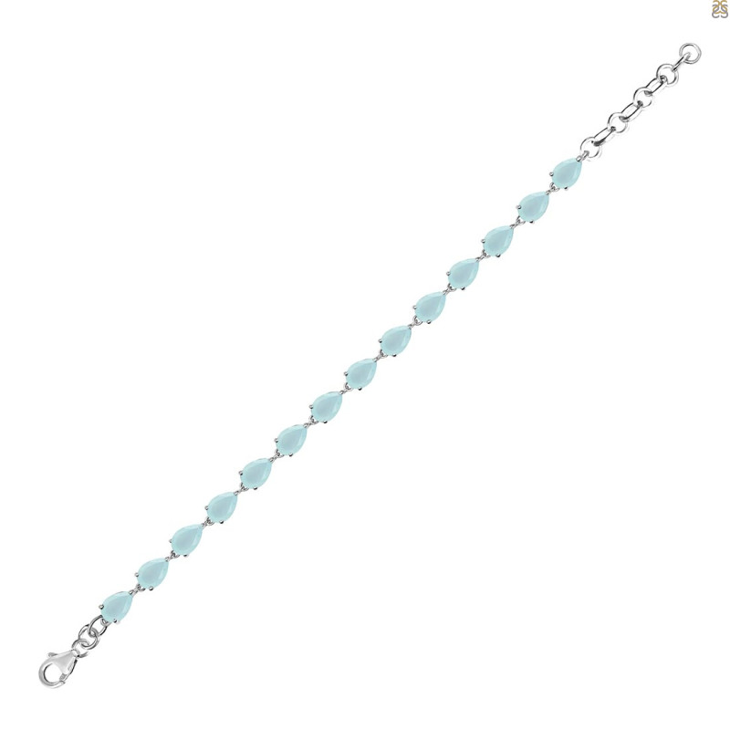 Blue Chalcedony Bracelet