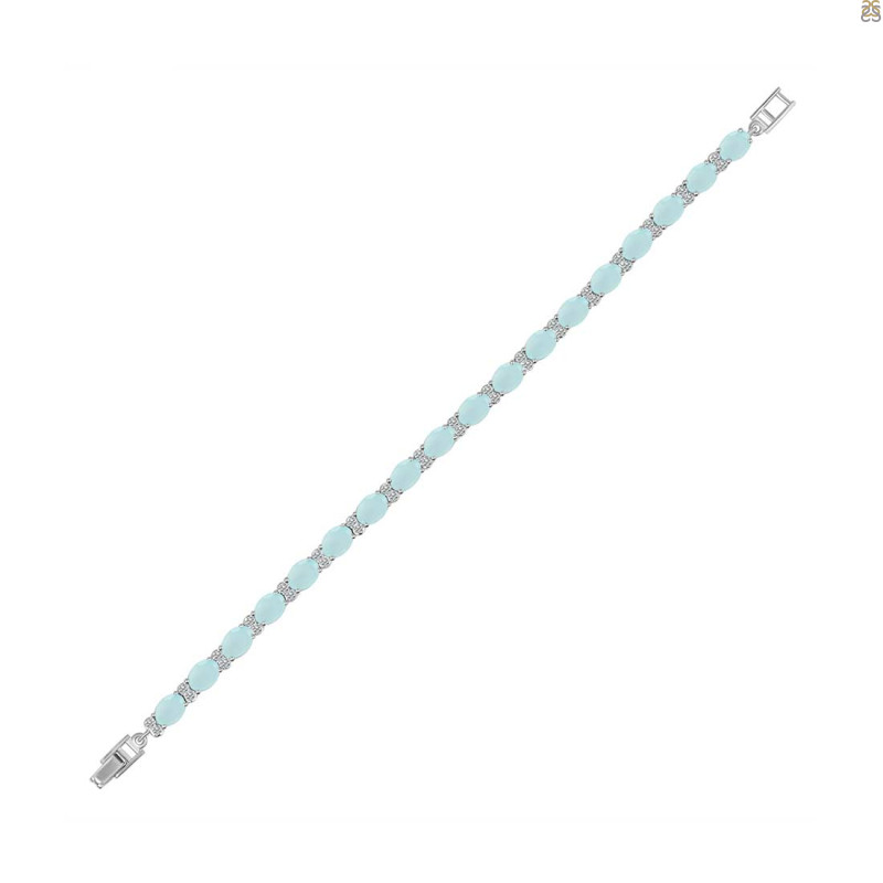 Blue Chalcedony Bracelet