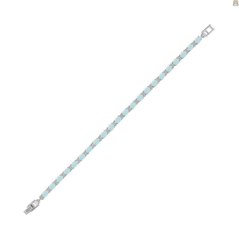 Blue Chalcedony Bracelet