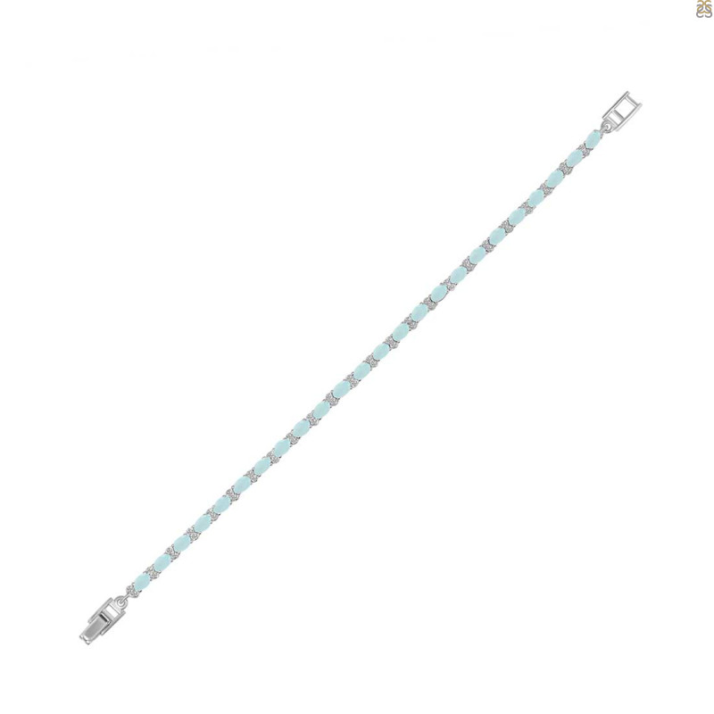 Blue Chalcedony Bracelet