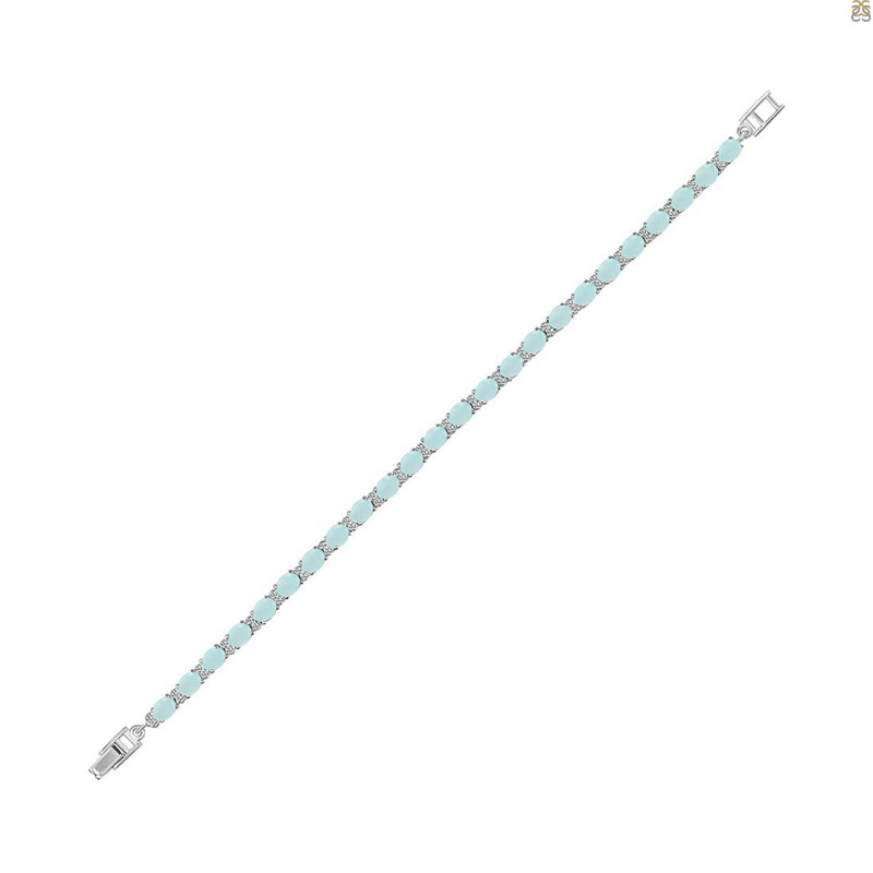 Blue Chalcedony Bracelet