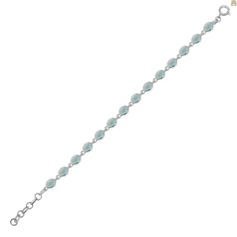 Blue Chalcedony Bracelet