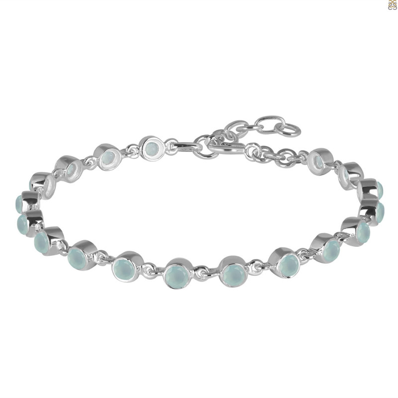 Blue Chalcedony Bracelet