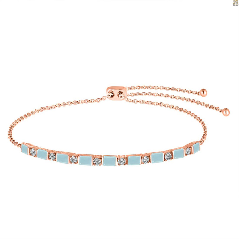Blue Chalcedony Bracelet