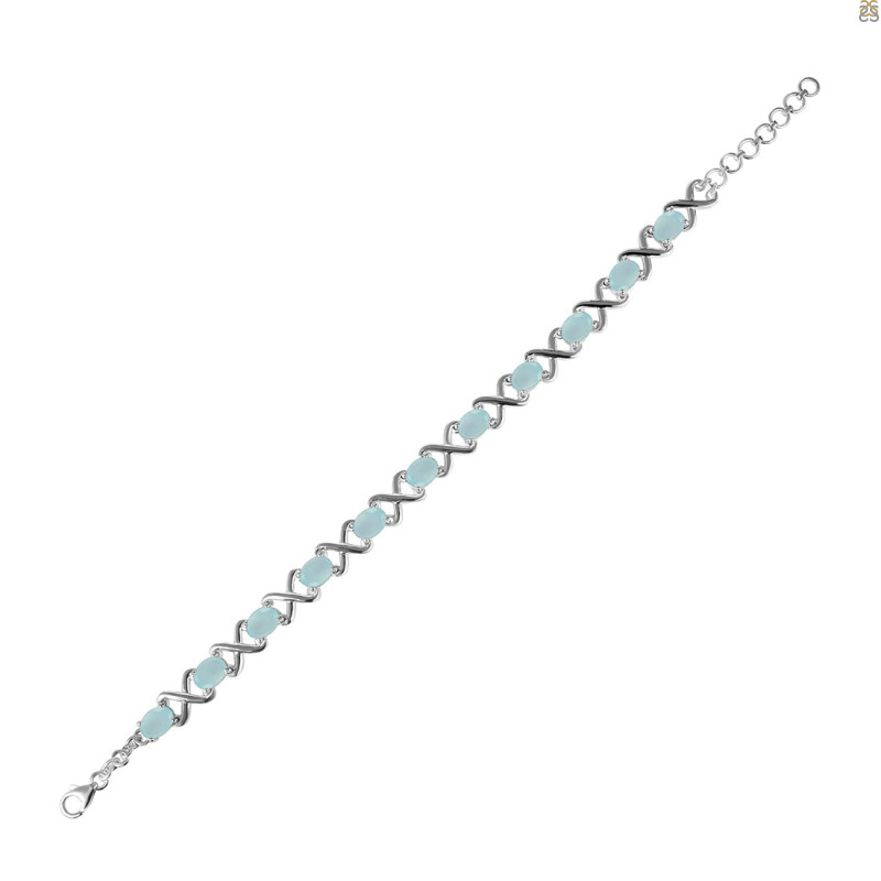 Blue Chalcedony Bracelet