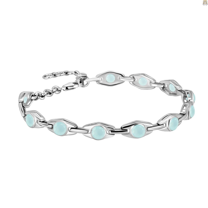 Blue Chalcedony Bracelet BLX-RDB-2-A.