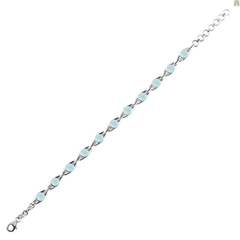 Blue Chalcedony Bracelet
