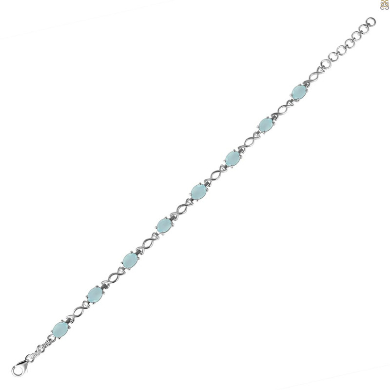 Blue Chalcedony Bracelet