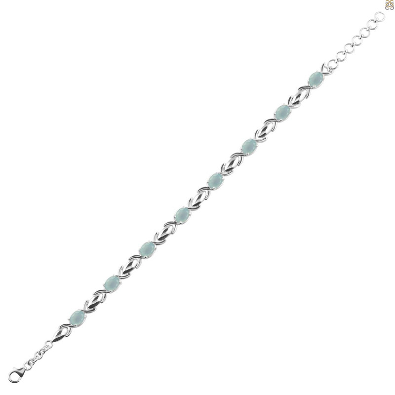Blue Chalcedony Bracelet