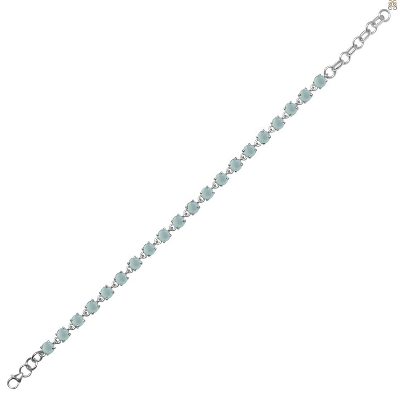 Blue Chalcedony Bracelet