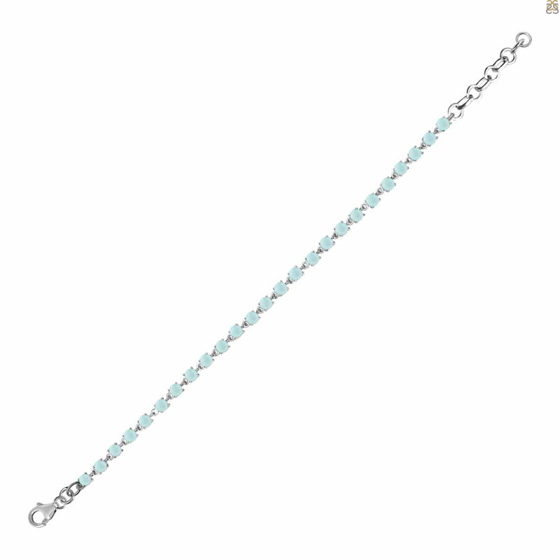 Blue Chalcedony Bracelet