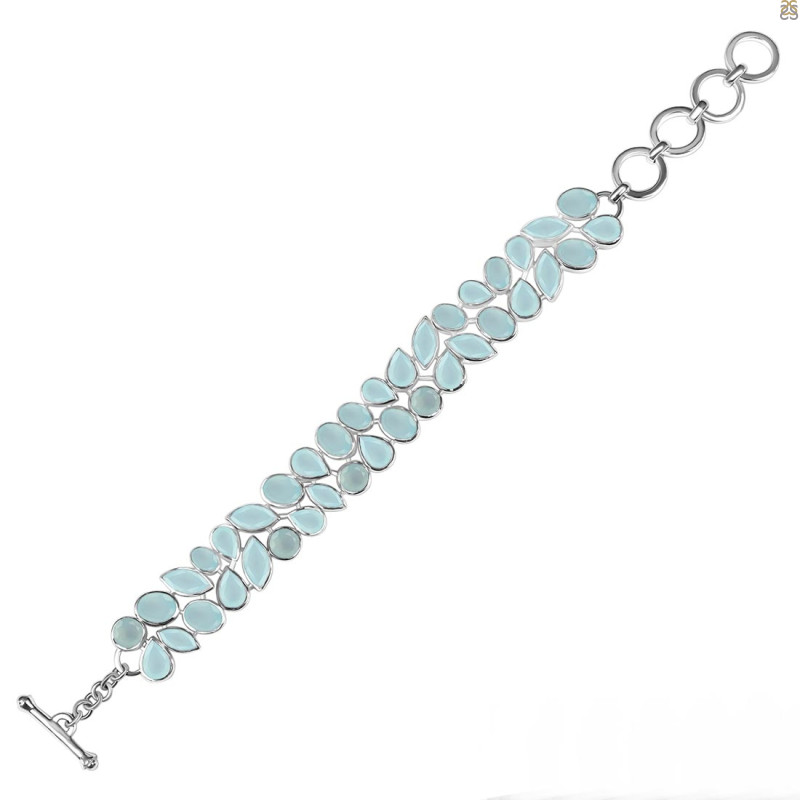 Blue Chalcedony Bracelet