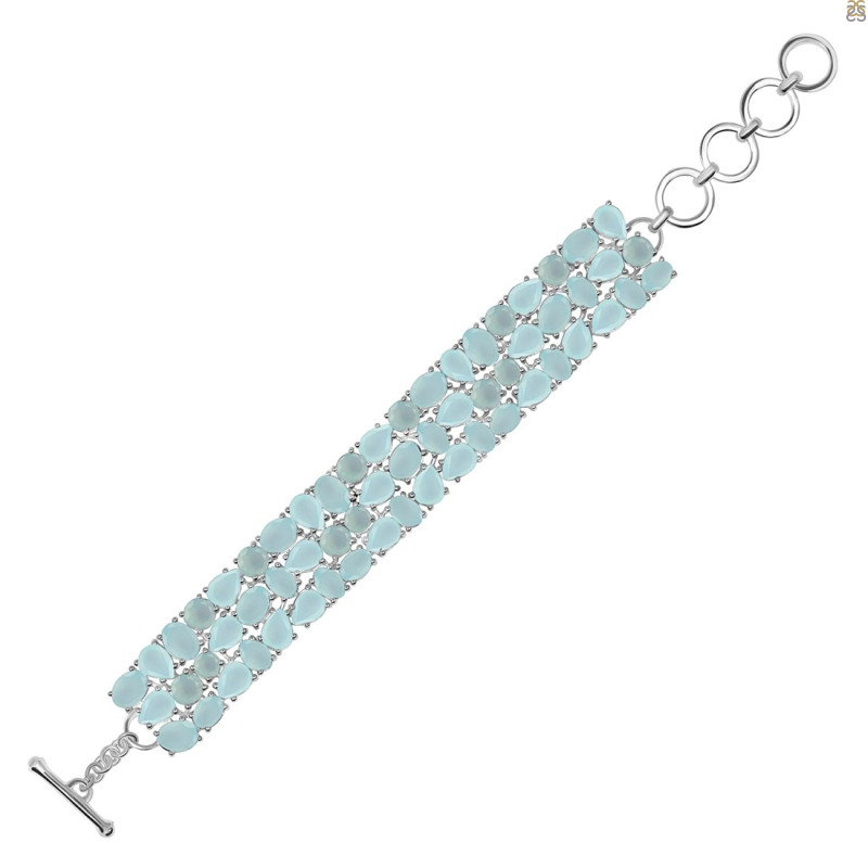 Blue Chalcedony Bracelet
