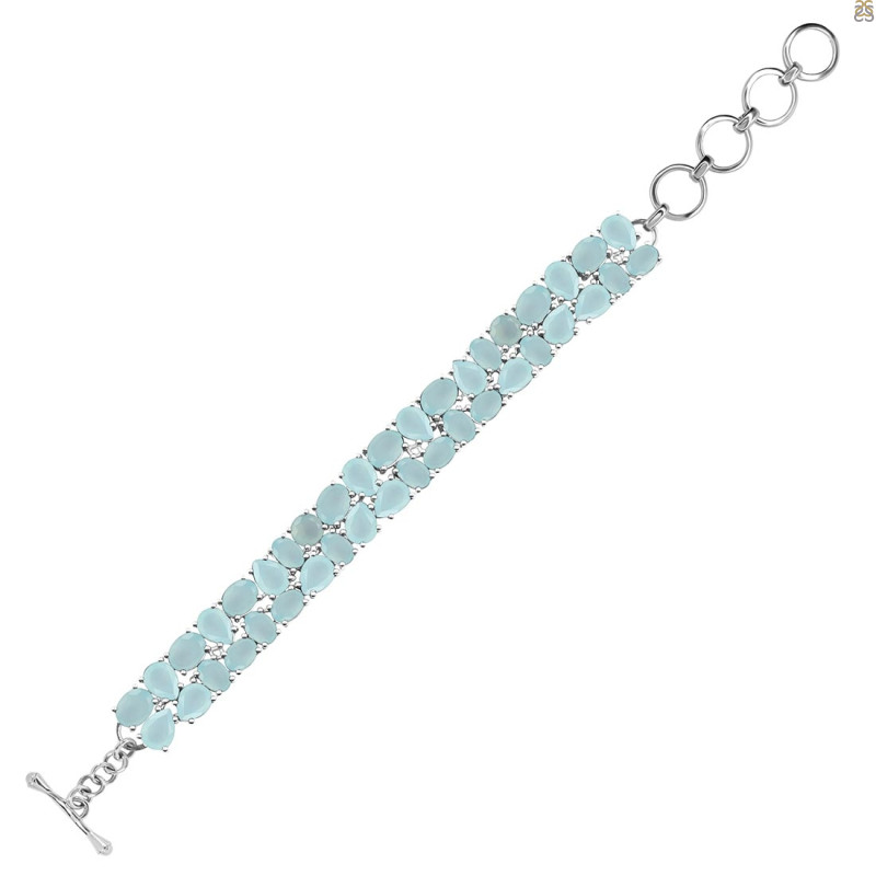 Blue Chalcedony Bracelet