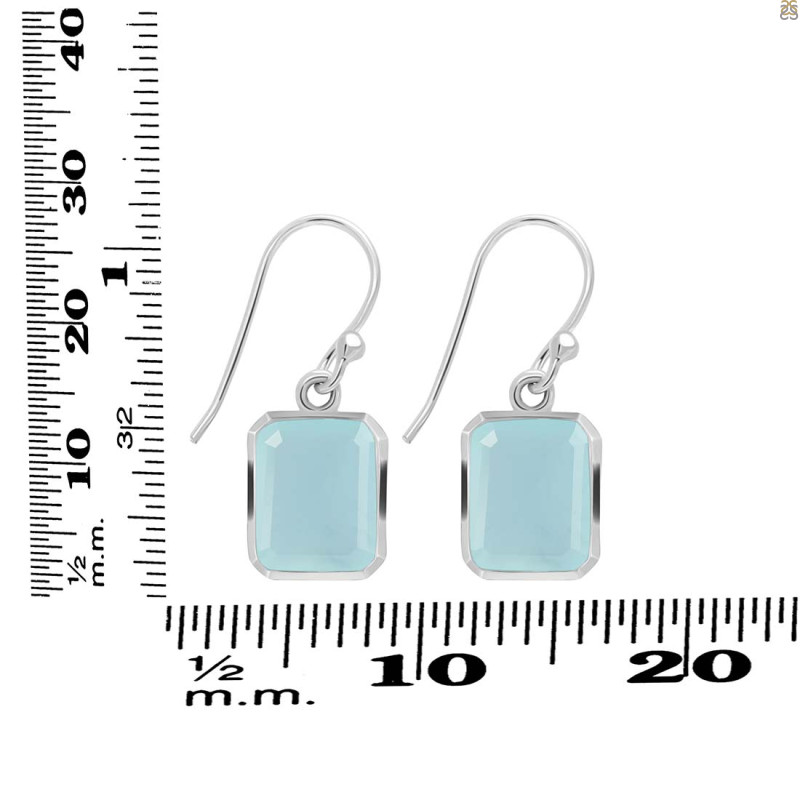 Blue Chalcedony Earring BLX-RDE-1250.