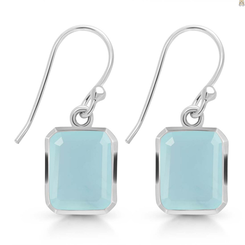Blue Chalcedony Earring BLX-RDE-1250.