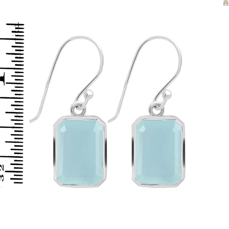 Blue Chalcedony Earring BLX-RDE-1251.