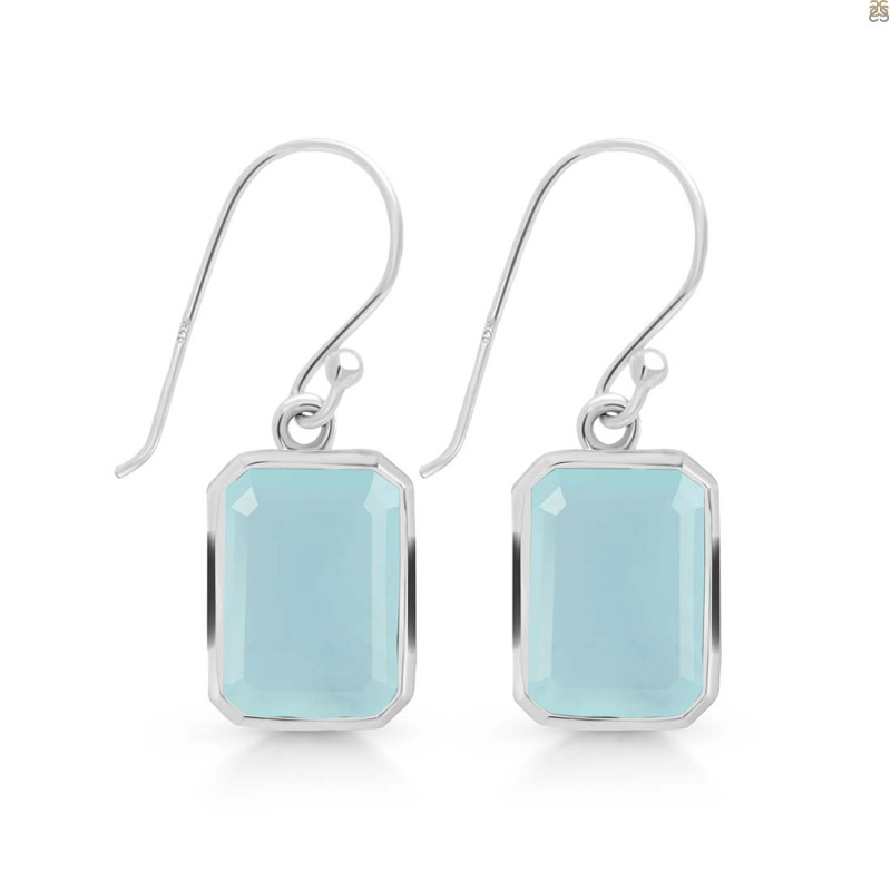 Blue Chalcedony Earring BLX-RDE-1251.