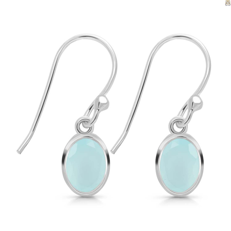Blue Chalcedony Earring BLX-RDE-1316.