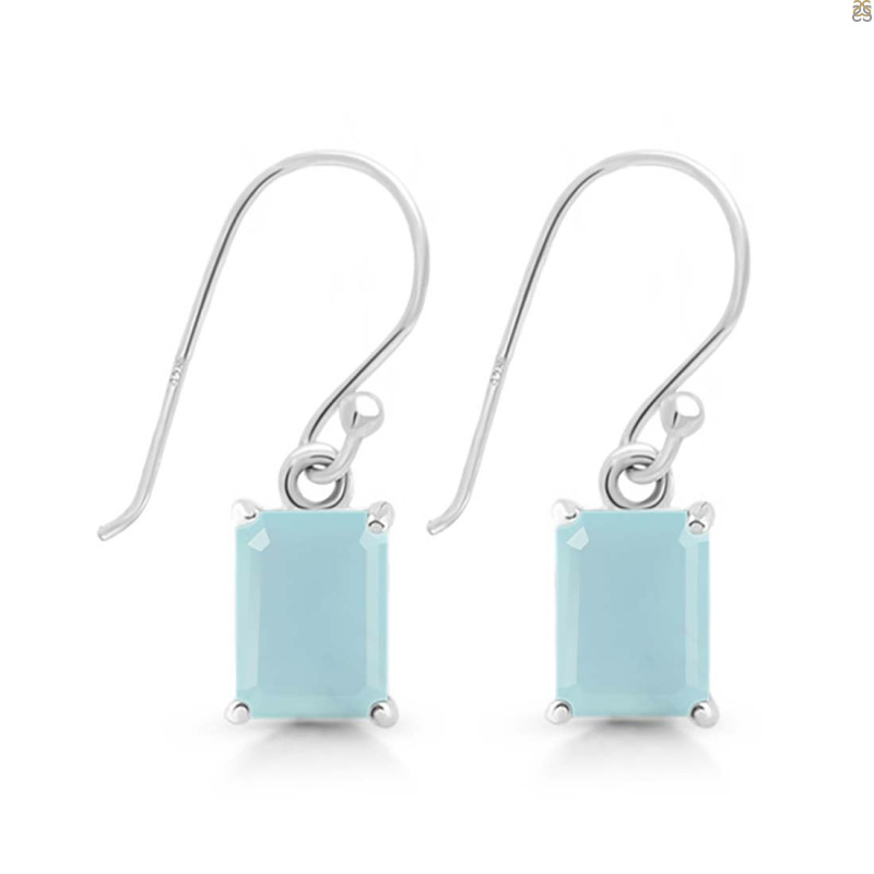 Blue Chalcedony Earring BLX-RDE-675.