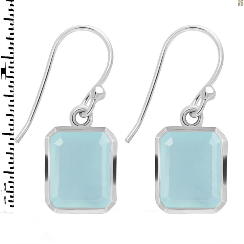 Blue Chalcedony Earring BLX-RDE-705.